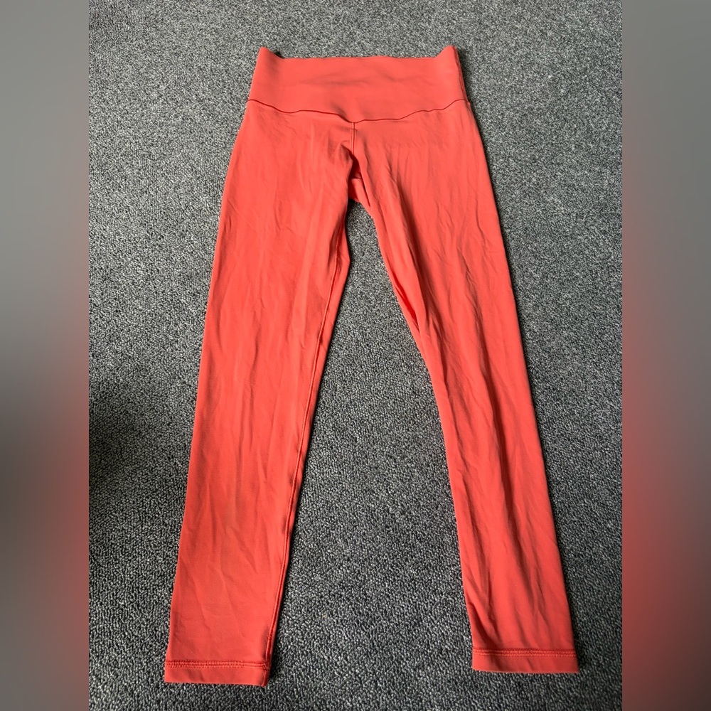 OFFLINE by Aerie Real Me Xtra High-Waisted 7|8 Leggings Coral Orange - Size M